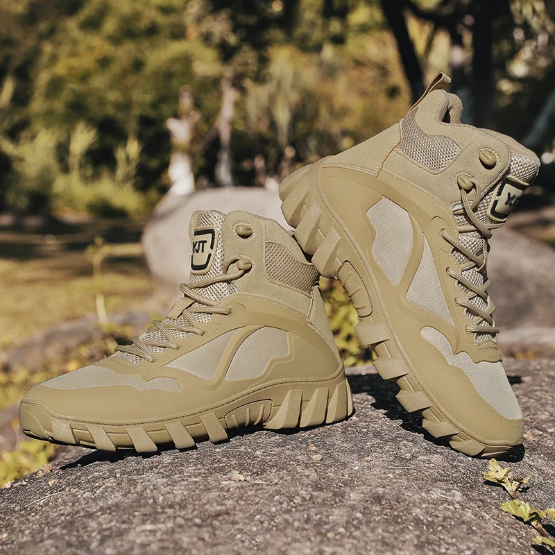 

Классические модные мужские ботильоны, износостойкая походная обувь, удобные прогулочные кроссовки, мужская нескользящая треккинговая обувь, кроссовки