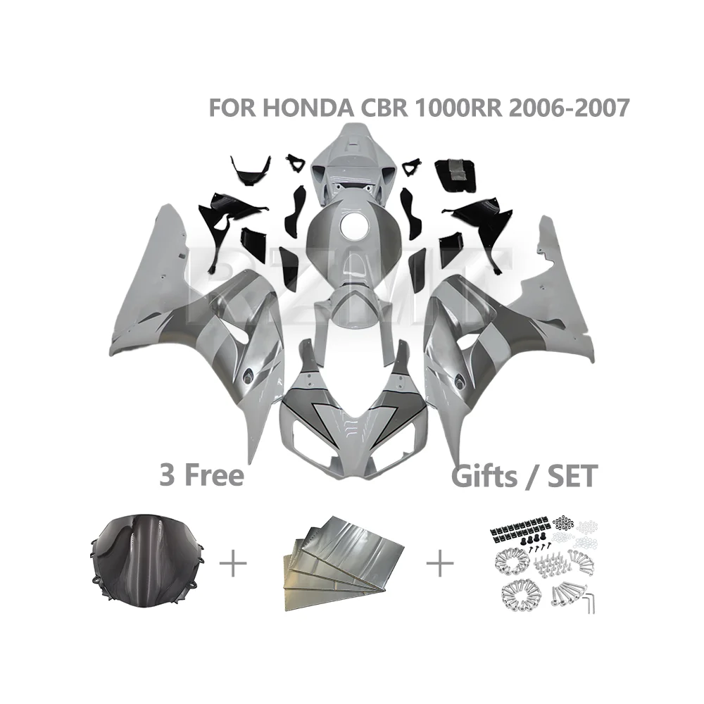 

Fairings Kit FOR HONDA CBR1000RR 2006 2007 CBR 1000RR Customized Motorcycle Fairing Kit ABS Injection Body Parts Set H1007-128a