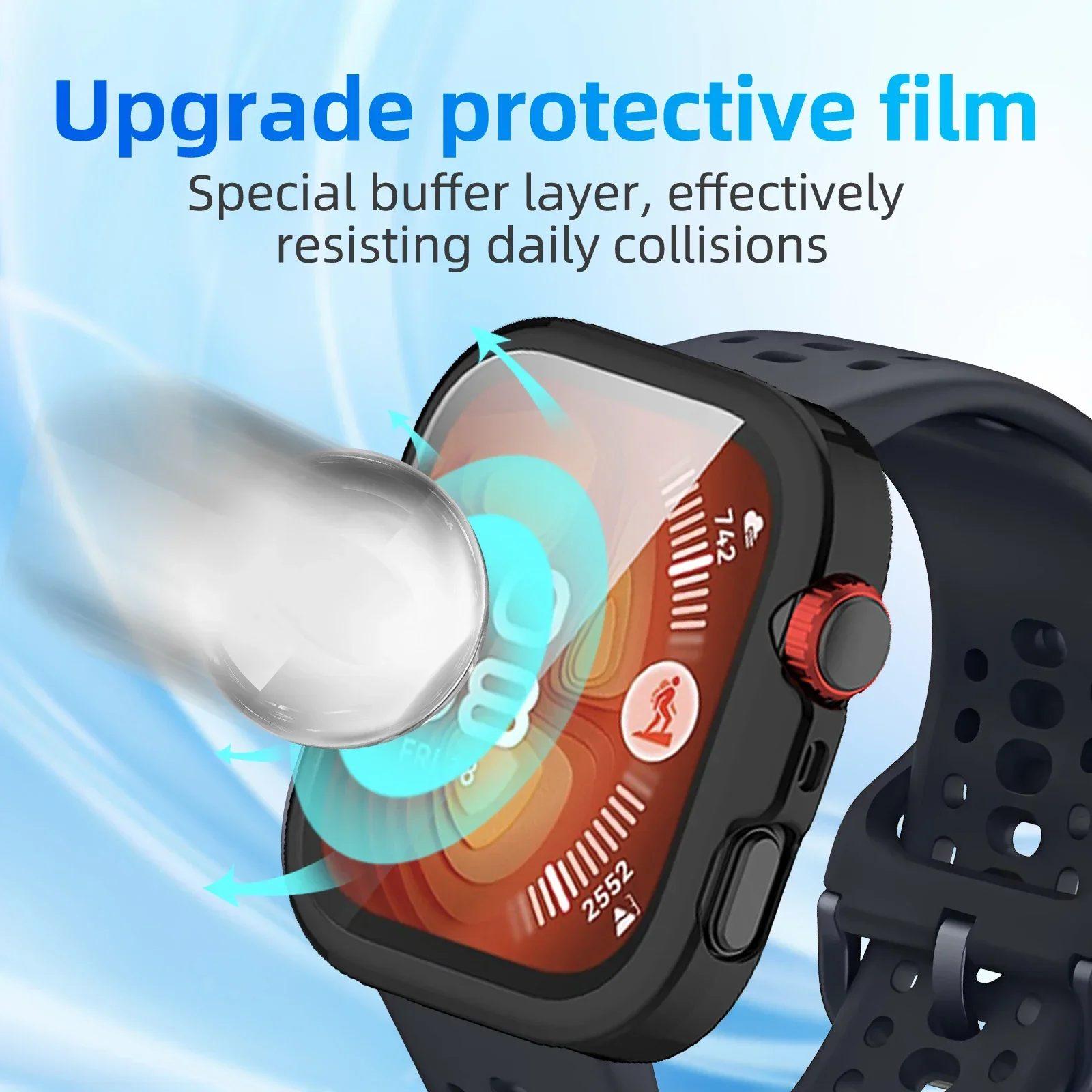 Custodia per PC + cinturino in silicone per Huawei Watch Fit 4 4 Pro Guscio protettivo Bracciale sportivo Bracciale Huawei Watch Fit 3 4 Correa Belt