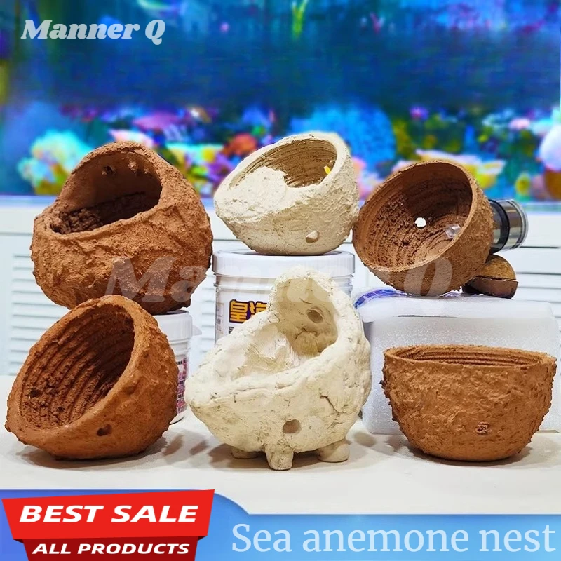 Aquarium Marine Rock - Fish Tank Coral Nest Ornaments Anemone
