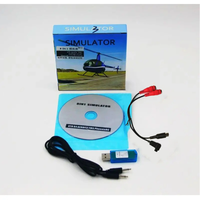 8in1 USB Flight Simulator Cable (Phoenix,RealFlight G4,XTR,AeroFly,FMS) forFutaba ESky JR WFLY 4-8Ch Skill Traning RC Parts