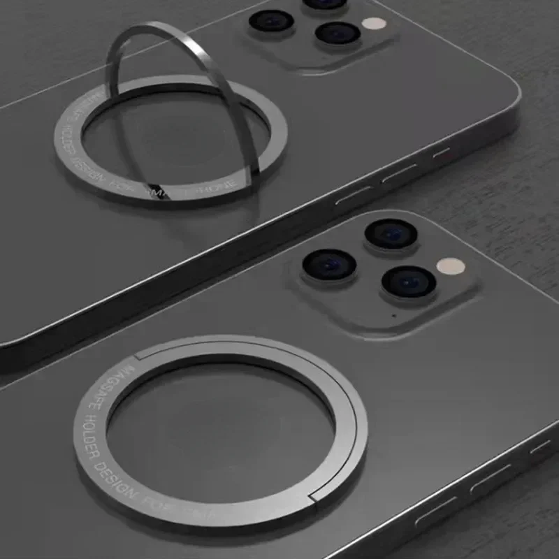 

Portable Desktop Metal Round Phone Bracket Holder for iPhone 13 14 15 Pro Max Xiaomi Huawei Samsung Universal Phone Accessories