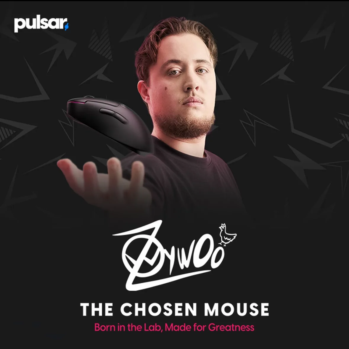 Pulsar x ZywOo ماوس الألعاب وضع مزدوج لاسلكي 2.4G 8k 32000 ديسيبل متوحد الخواص الاستشعار بيئة العمل خفيفة الوزن مخصصة ملحقات الكمبيوتر ألعاب الكمبيوتر المحمول #1