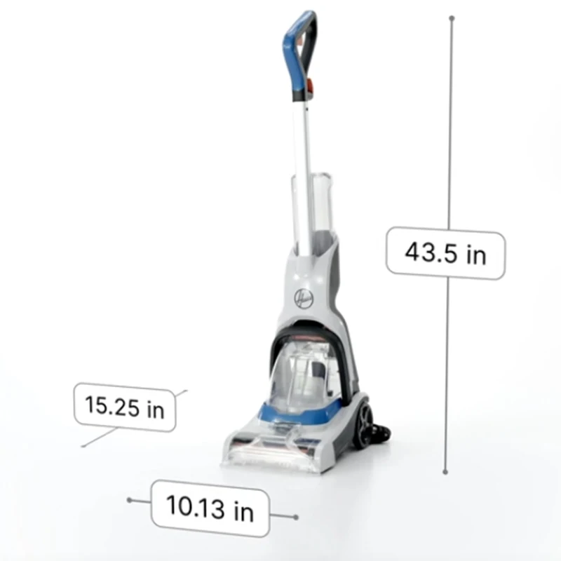 

Hoover PowerDash Pet Compact Carpet Cleaner, FH50710CN & Hoover Pet Stain & Odor with Stain Guard Carpet Cleaner Solution, 64oz,
