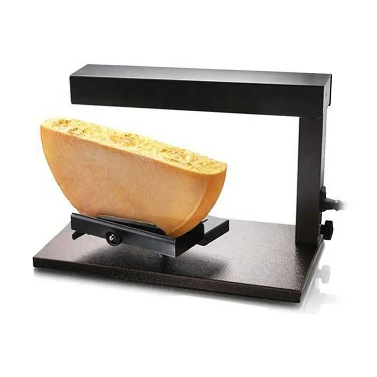 750W 300 Degrees Commercial Raclette Cheese Melter Scalloped Raclette Cheese Melter Gruyere Heat Lamp Cheddar Cheese Heater