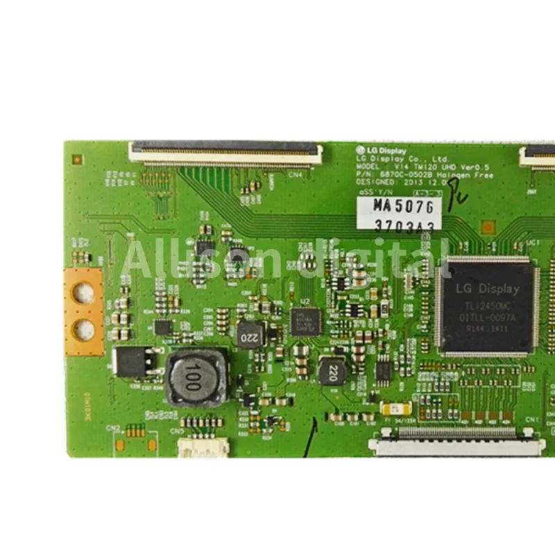 Placa lógica original v14 tm120 uhd 6870c-0502c 6870c-0502b 6870c-0502a para tv de 42 polegadas, 49 polegadas, 55 polegadas