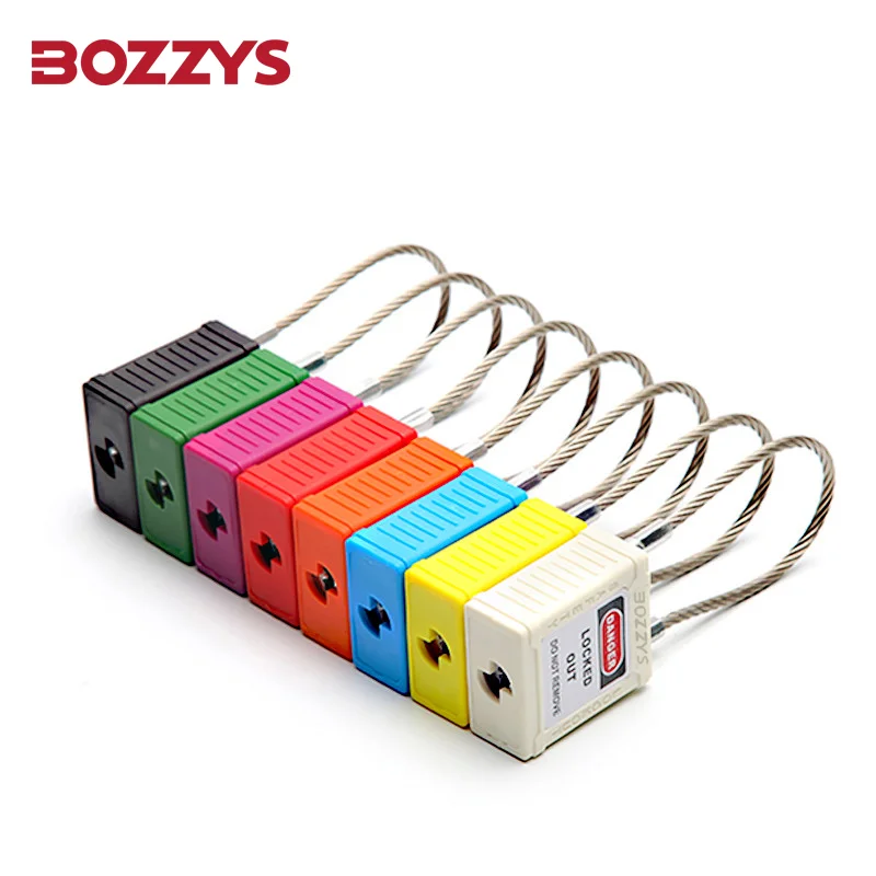 BOZZYS Lockout Padlock Loto Locks dengan Laser Coding dan Label Safety Padlocks untuk Industrial Lockout-Tagout