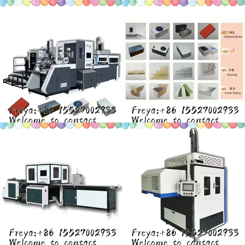 Motor-driven PLC-controlled Automatic Paper Folding & Gift Box Forming Machine with High-Speed 150 Pcs/Min Stable Performance