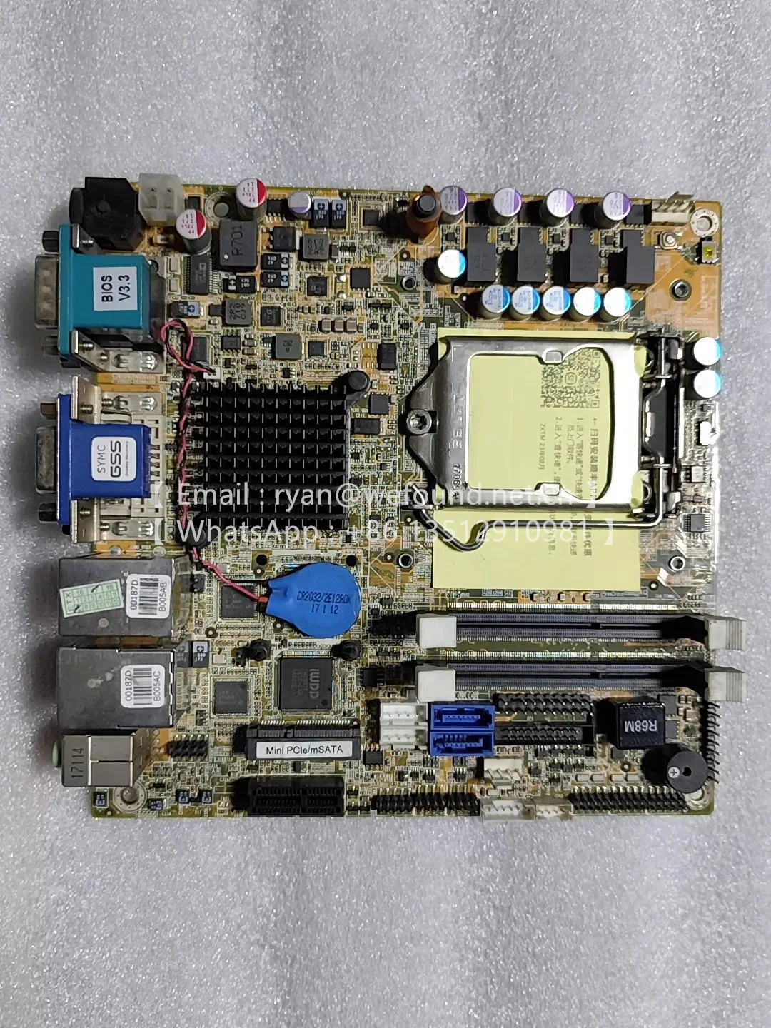 

Mini-ITX SBC with LGA1150 4th Generation Core i7/i5/i3 KINO-DH810 H81 iDP PCIe x1 Mini PCIe/mSATA