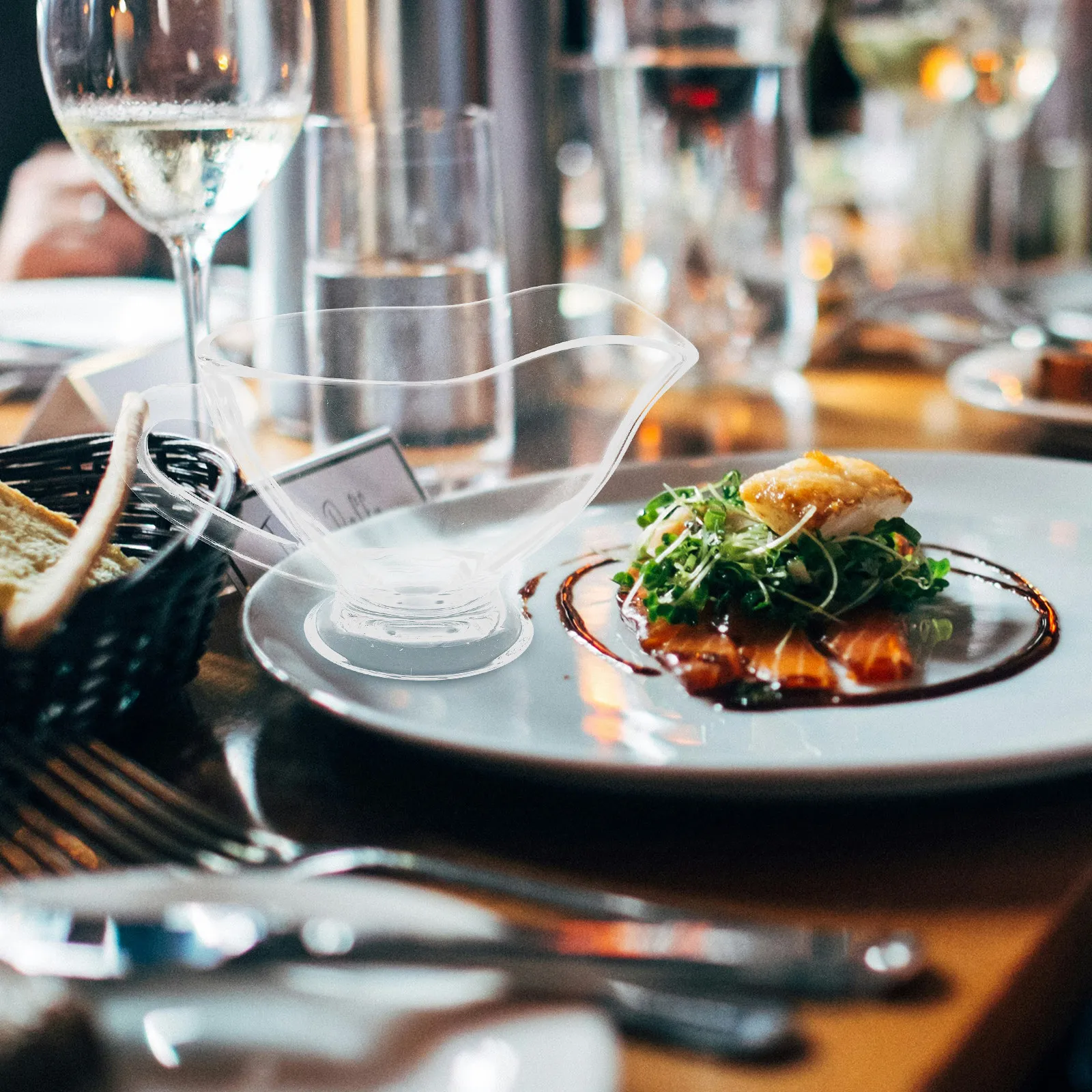 

2Pcs Glass Gravy Boat Clear Sauce Jug with Handle Mini Cream Milk Coffee Pitcher for Bbq Picnic Camping Sauce Dispenser