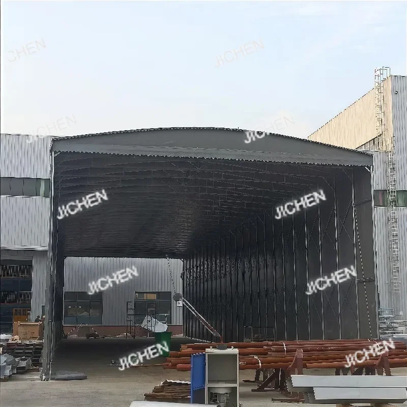 

TZY Push-pull Shed Outdoor Electric Canopy Telescopic Mobile Shed Food Stall Shed Outdoor Folding