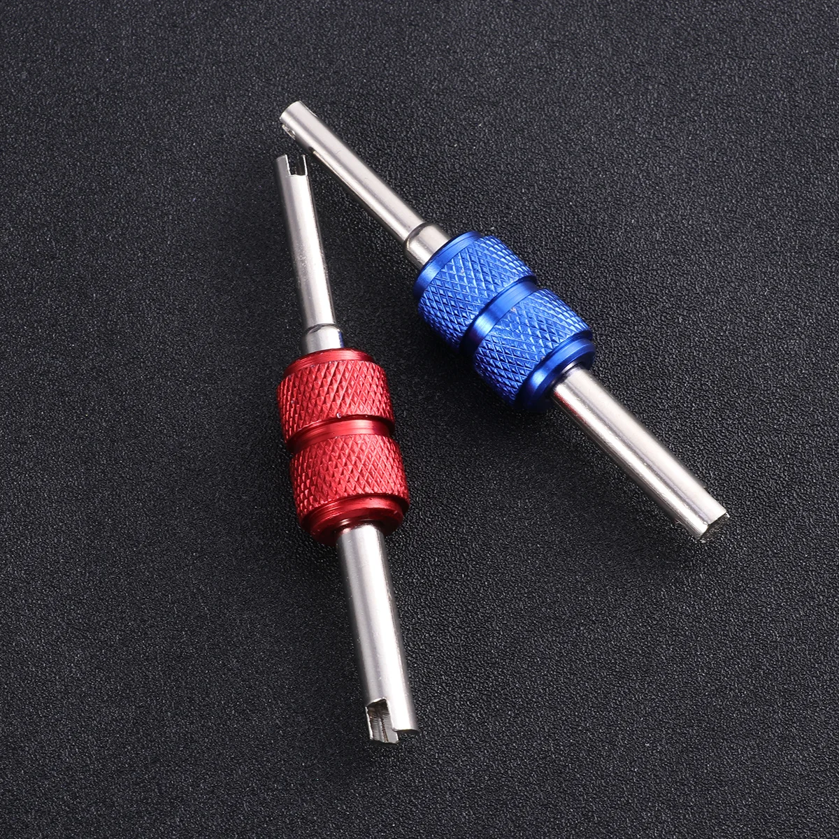 

2Pcs Compact Durable Aluminum Alloy Valve Core Stem Remover Dual Head Tool Car Truck Motorcycle Bicycle Atv Repair Tool