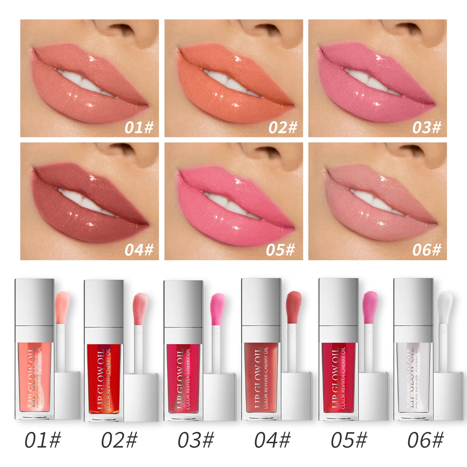 Crystal Jelly Moisturizing Lip Oil Plumping Lip Gloss Makeup Sexy Plump Lip Glow Oil Tinted Lip Plumper