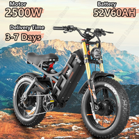 eAhora-Romeo II Electric Bicycle 2500W Dual Motor 52V60AH Adult City Electric Bike Hydraulic Brake 20 inch Tire Mountain E-bike