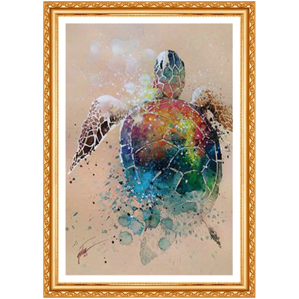 DIY 5D Diamond Painting Turtle Cross Stitch Diamond Embroidery Patterns rhinestones Diamond