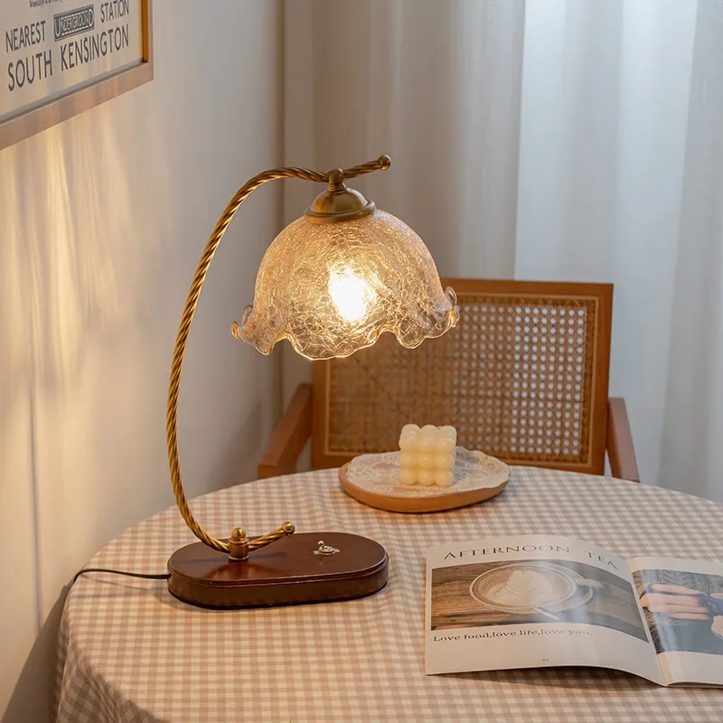 

Table Lamps Indoor Lighting Table Lamps Bedroom Bedside Lamp Retro Creative Ins Internet Celebrity Decoration Energy-saving