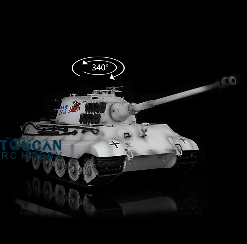 HENG LONG 1/16 Scale 7.0 2.4G plastica German King Tiger RTR RC Tank Model 3888A Controlled Panzer TH17531