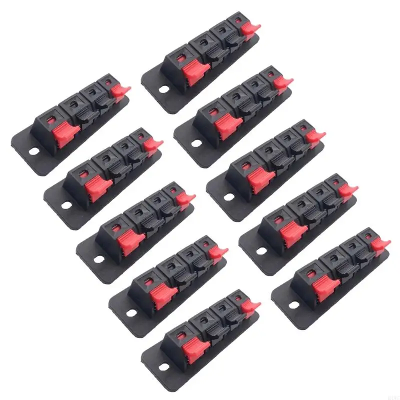 Professional Spring Terminal Clip for Auditory Equipment and LED Lamp Testing 4Pin 
