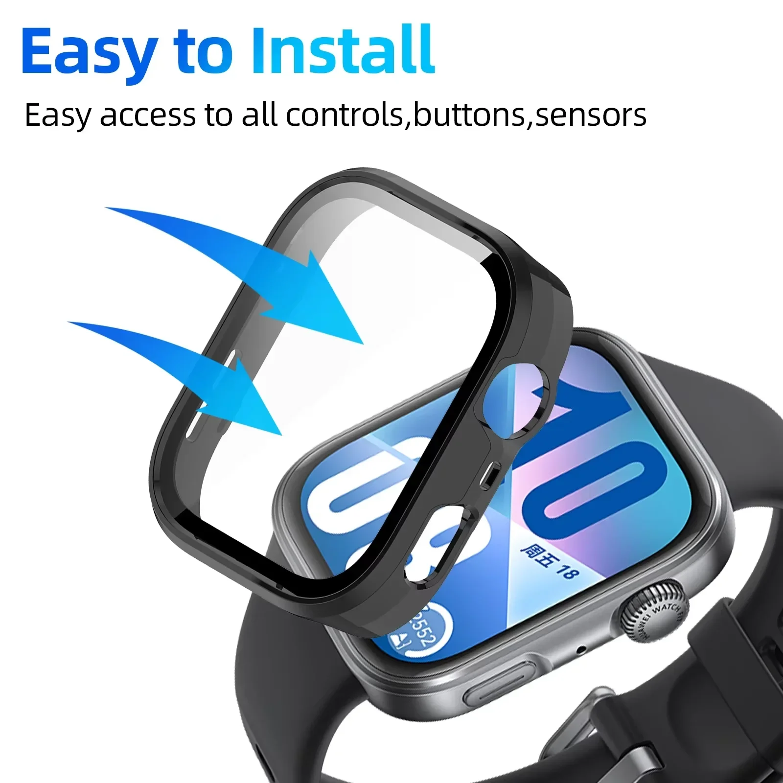 Custodia per PC + cinturino in silicone per Huawei Watch Fit 4 4 Pro Guscio protettivo Bracciale sportivo Bracciale Huawei Watch Fit 3 4 Correa Belt