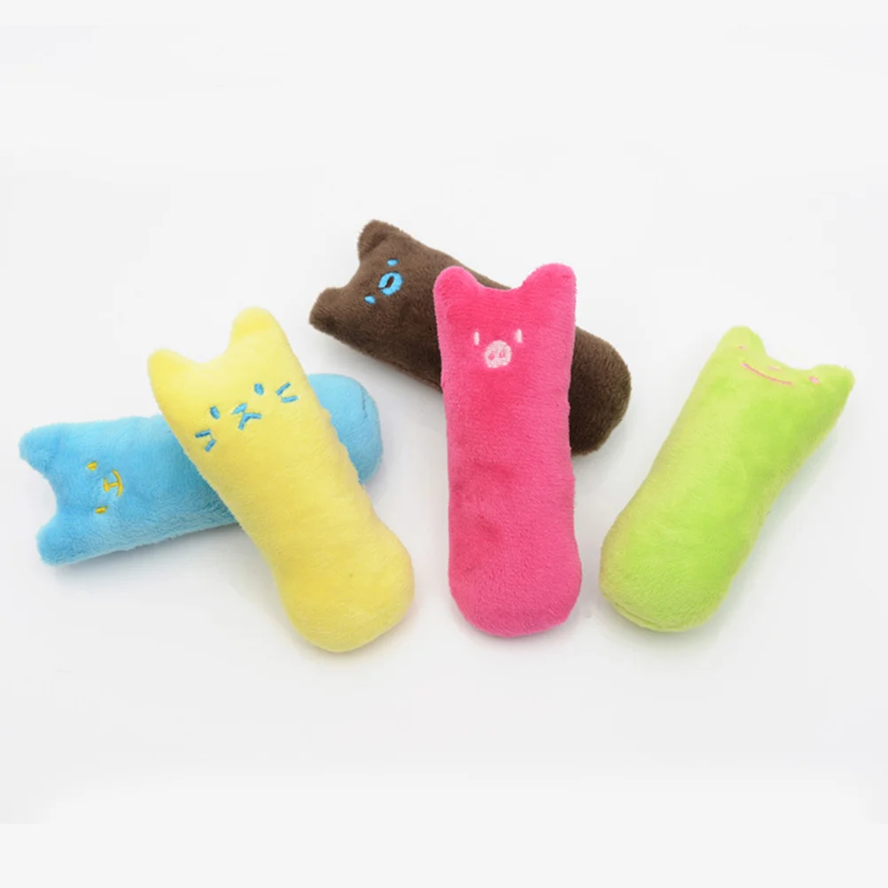 Creative Cat Scratching Toy Cat Chew Toys Teeth Grind Claws Pillow with Catnip (Light Green) pet toy cat toy