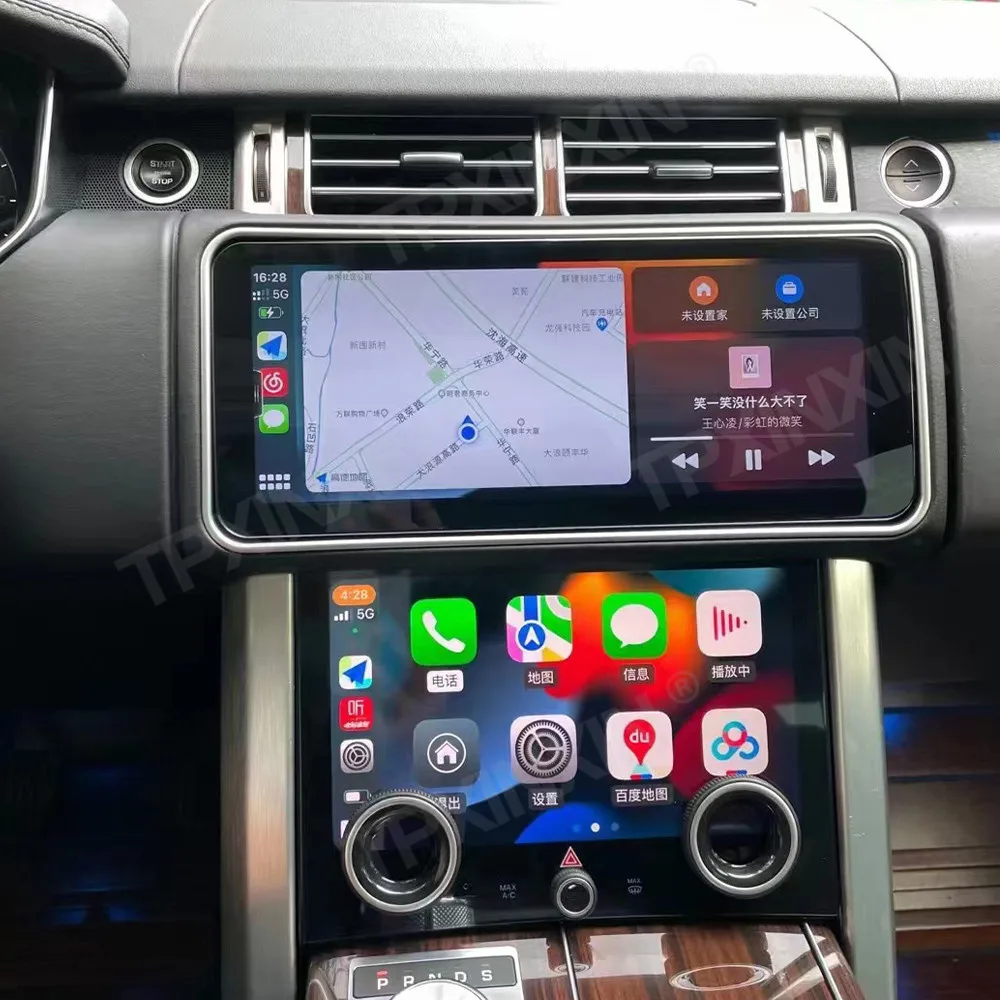 For Land Rover Range Rover Carplay AC Panel Air Conditioning Climate Board Voice Control LCD Touch Climate Control Screen