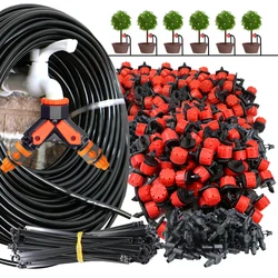 Garden Adjustable Dropper Drip Irrigation Kit for Farmland Bonsai Flower Vegetable Greenhouse Plants Automatic Watering System