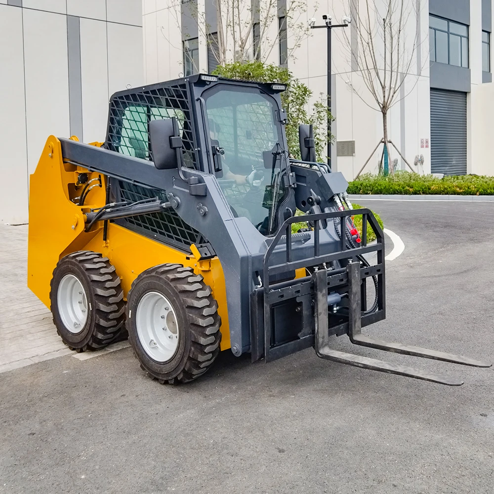 YG-S55 미니 스키드 스티어 로더 맞춤 제작, 고품질 베스트셀러 스키드 스티어 로더 디젤 휴대용 다기능 휠 로더