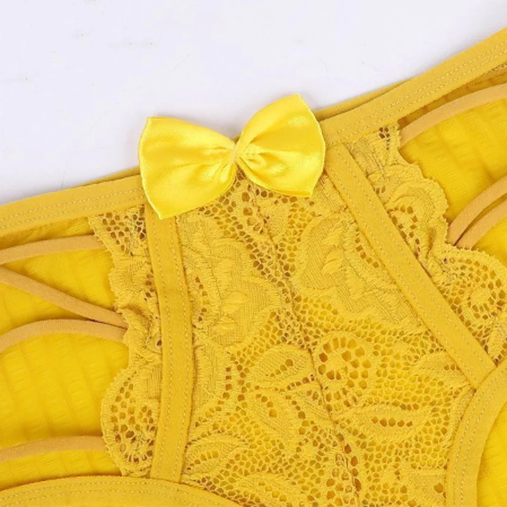 

Sheer Lace Briefs Women M-XL Size Underwear Low Waist Sexy Hollow Out Panties Soft Breathable Intimates Ladies