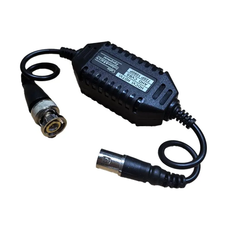 Anti-Jam CCTV Video Balun Ground Loop Isolator High Quality BNC Male To Female Coaxial No Power Required