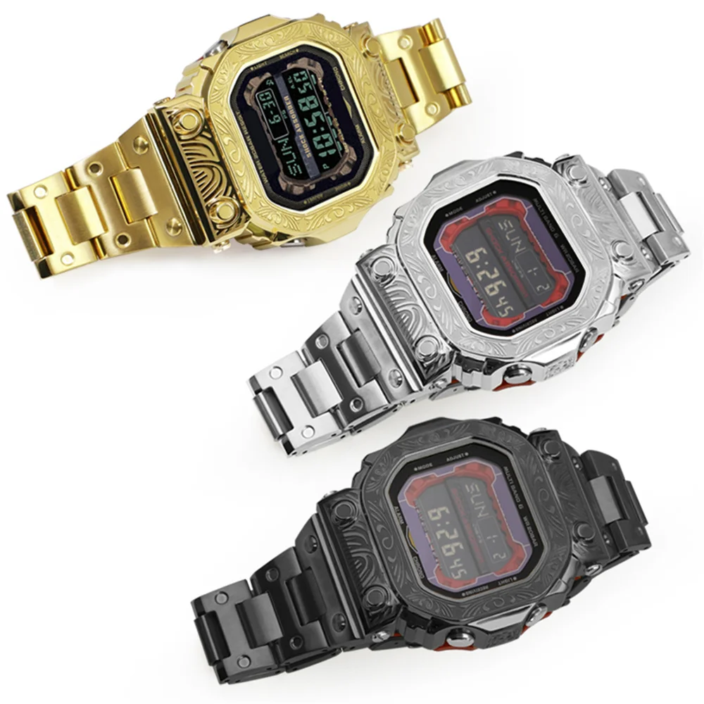 Ремешок для часов, ремешок для телефона, ремешок для часов, рамка для часов, модифицированный бриллиантовый браслет из нержавеющей стали, аксессуары для часов