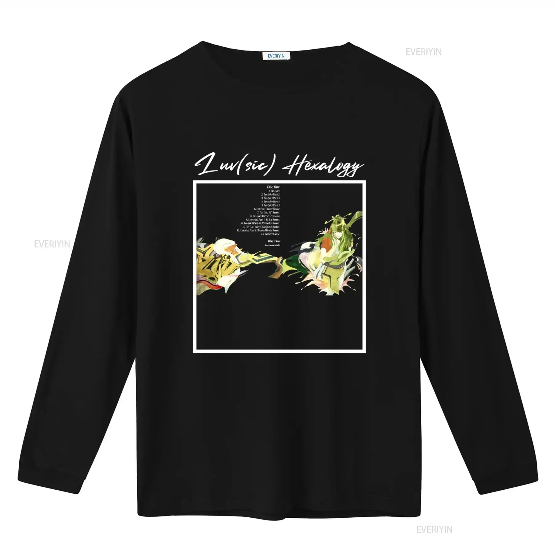 Nujabes Luv Sic Hexalogy Tracklist T Shirt Pocket Back Print Shing02 Design Unique Music Themed vintage Washed Versatile