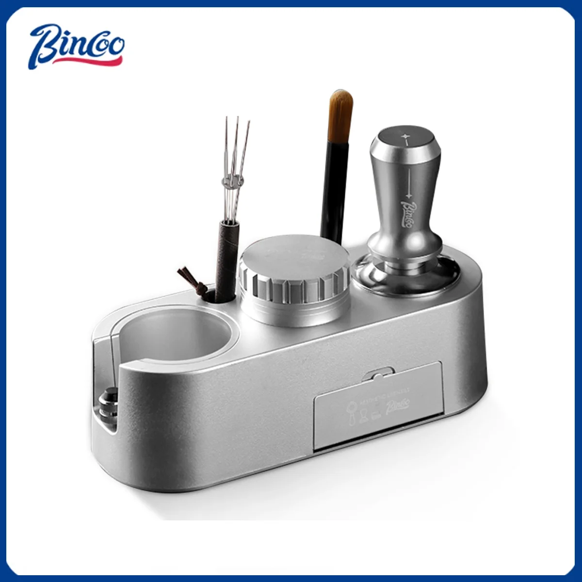 

Bincoo Universal 51-58mm Coffee Tamper Station Holder Espresso Portafilter Stand Distributor Mat Barista Accessories Cafe Tools