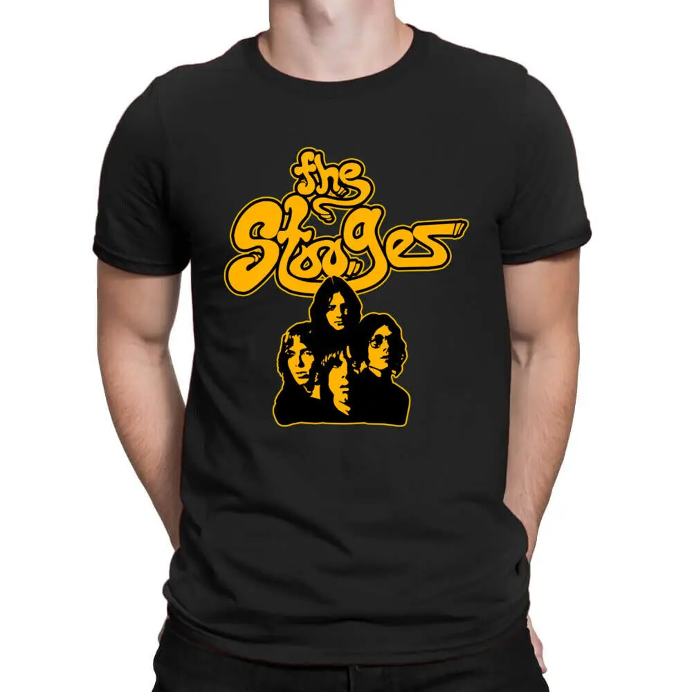 The Stooges Vintage Essential T-Shirt For Men Clothing Women Tees High Quality 100%Cotton Short Sleeve