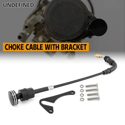 For Harley CV40 Sportster XL883 XL1200 XLH1200 Big Twin Softail Dyna Motorcycle Carburetor Choke Cable Idle adjustment 27421-99C