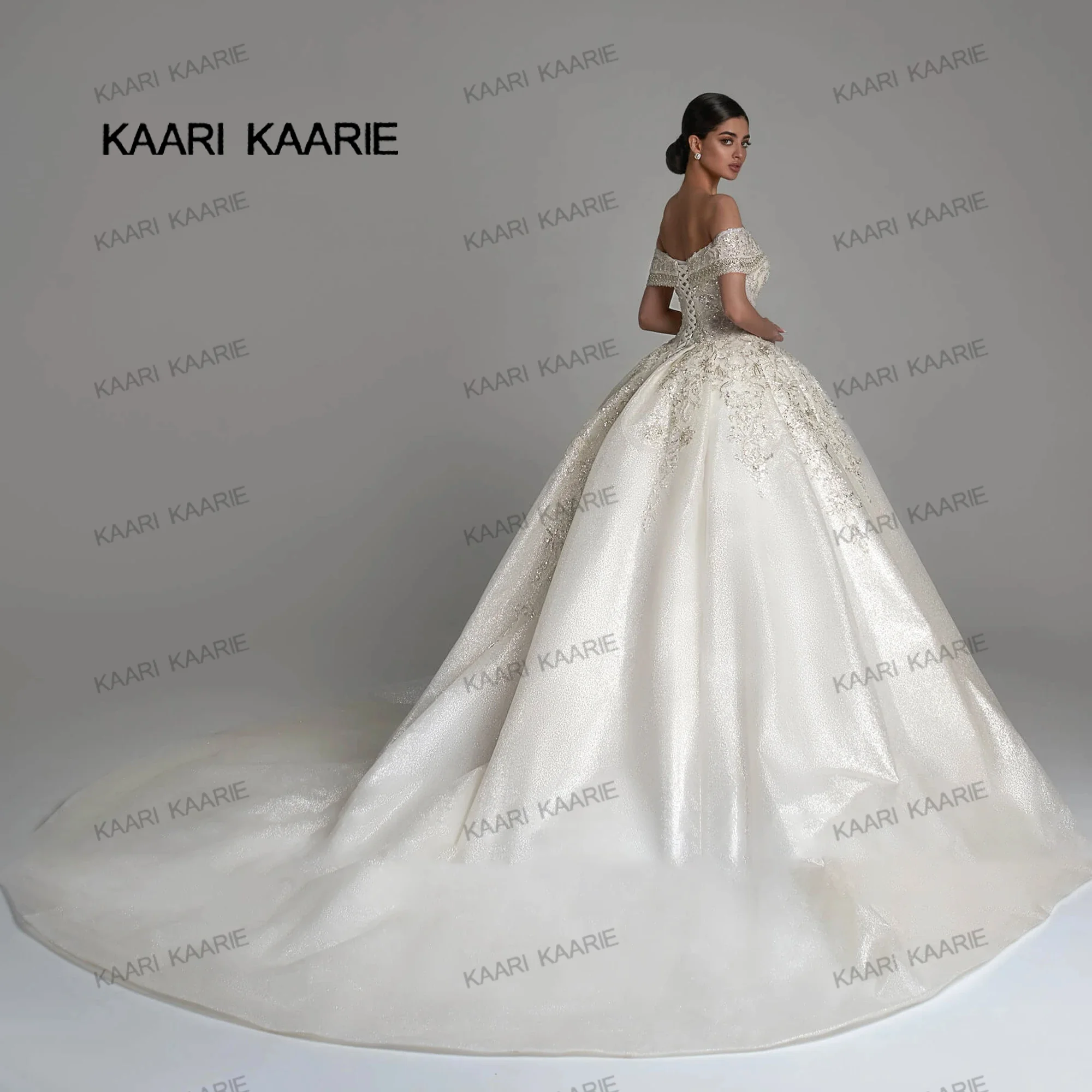 KAARI KAARIE Ball Gown Princess Wedding Dresses luxury elegant long wedding dresses with high quality for bride