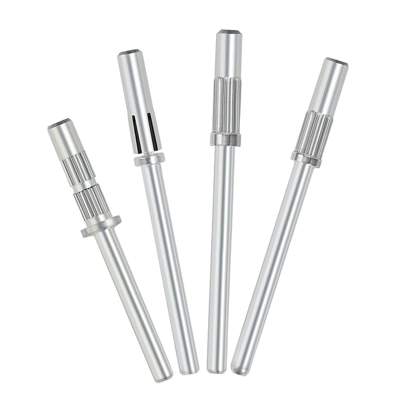 1 szt. trzpień 3,1 mm do frezarki do paznokci 3/32, akcesoria do frezarki do paznokci, stal nierdzewna, pierścienie szlifierskie, uchwyt na papier ścierny do paznokci
