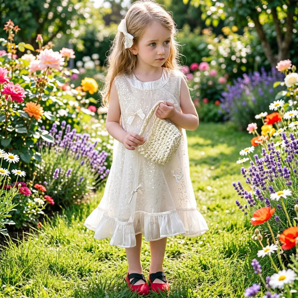 Girls Dress 2026 New Summer Princess Bowknot Sequin Tulle Tutu Dress Elegant Birthday Party Pageant Dresses