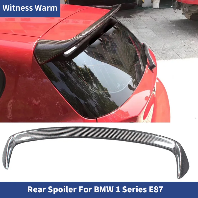 1 Series E87 Rear Wings Carbon Fiber Trunk Lip Spoiler for Bmw E87 2004 - 2011 116i 120i 125i