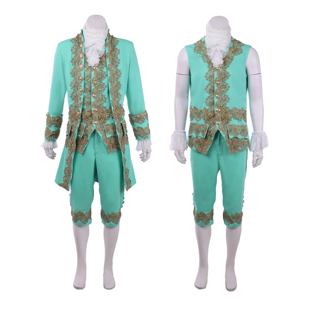 

18th Century Regency Tailcoat Suits Men's Victorian Renaissance Tudor Fancy Outfits Gentleman Prince Rococo Costume