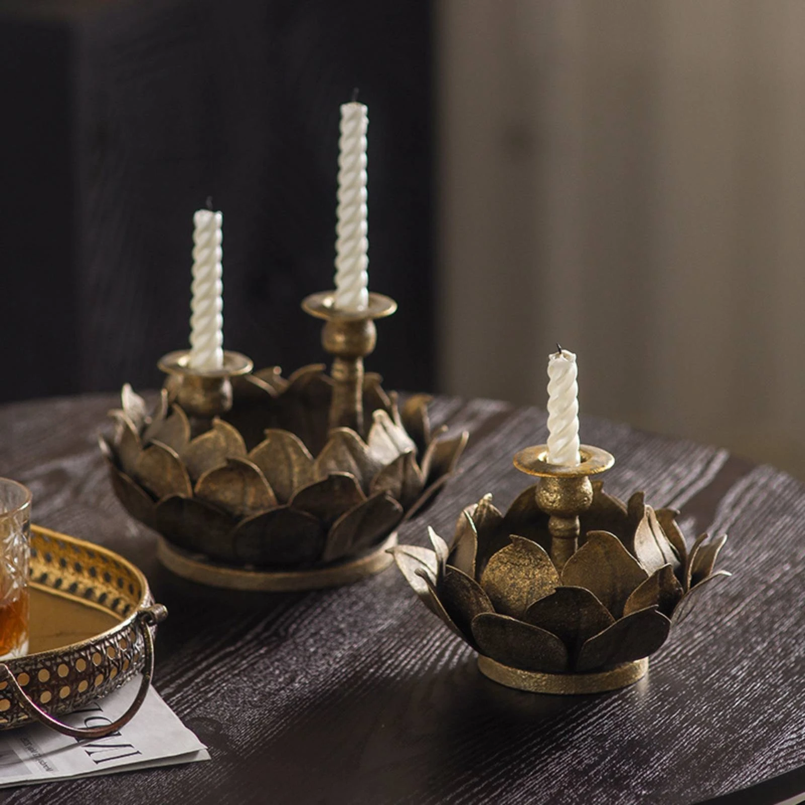 Centerpiece Stick - Suporte para Velas em Forma de