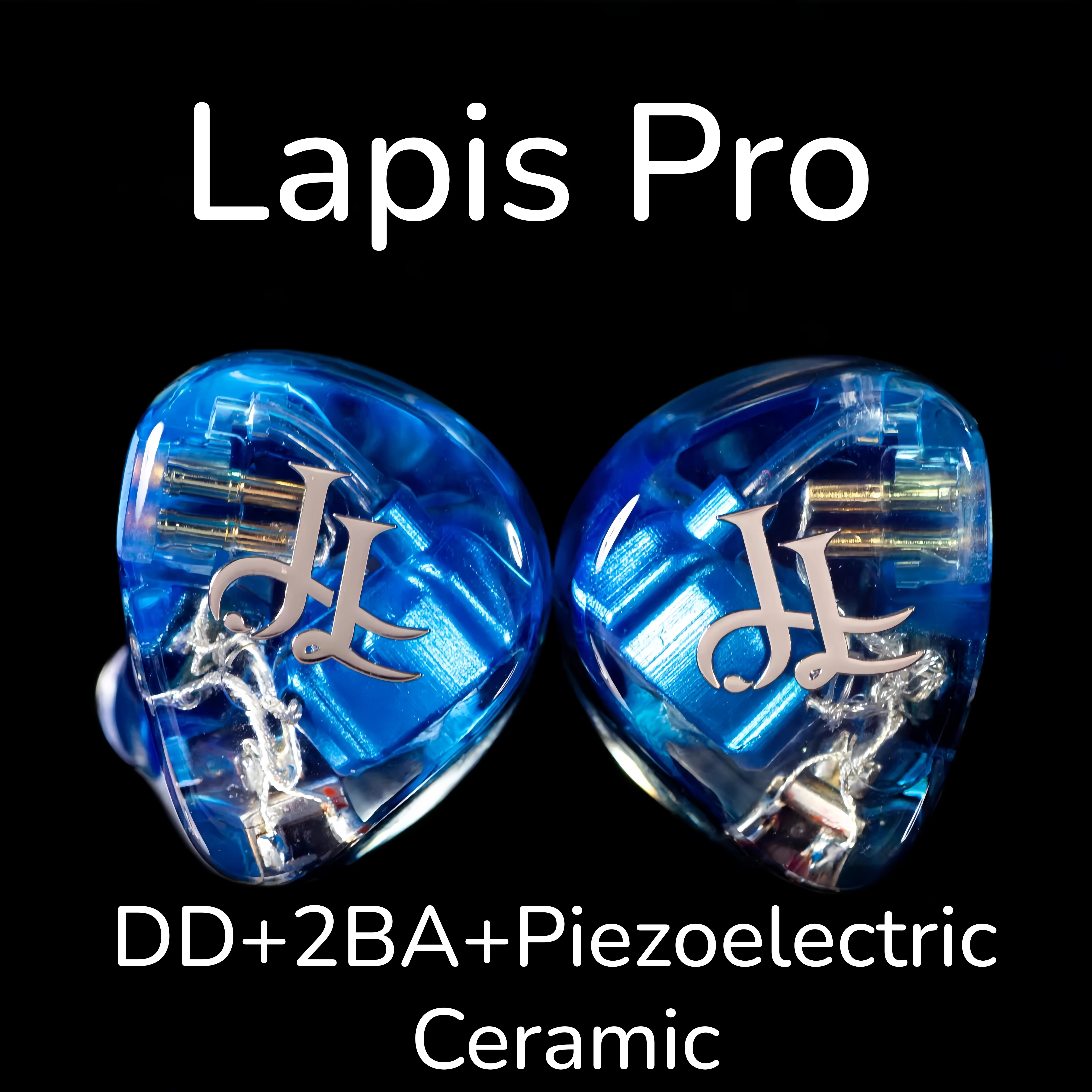 

JLL Audio Lapis pro Hybrid Earphones DD+2BA+Piezoelectric Ceramic Hifi Music Monitor for Studio Audiophiles Musicians Stereo Bas