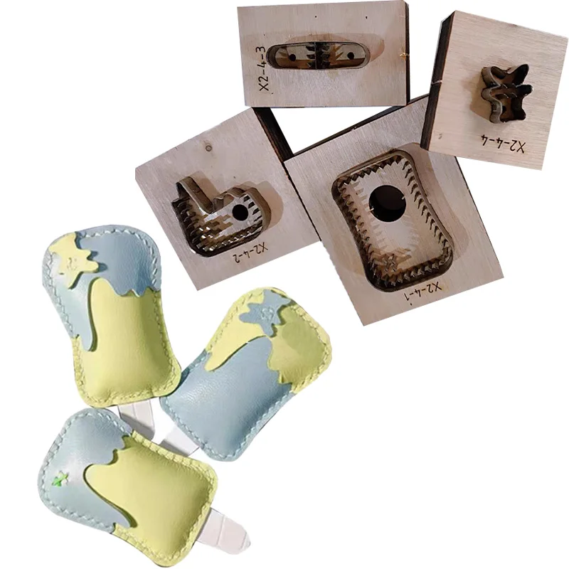 Creative Ice Cream Pendant Leather Cutting Die DIY Handmade Leather Craft Punch Mold
