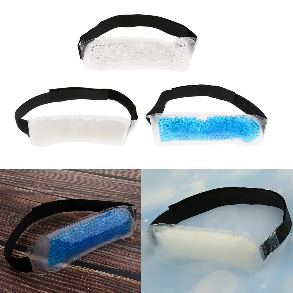 

Gel Wrap Ice Packs Reusable Cold Gel Compress Pack for Headache Relief and Muscle Fatigue Therapy