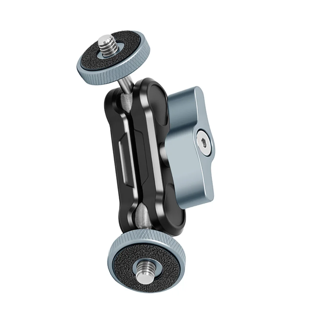 Magic Arm 92-103MM Dual 1/4" Schraube 360° ° Kugelkopf Verstellbarer Gelenkarm für Kamerakäfig Gimbal Stativ Monitor Mikrofon – Detail 33