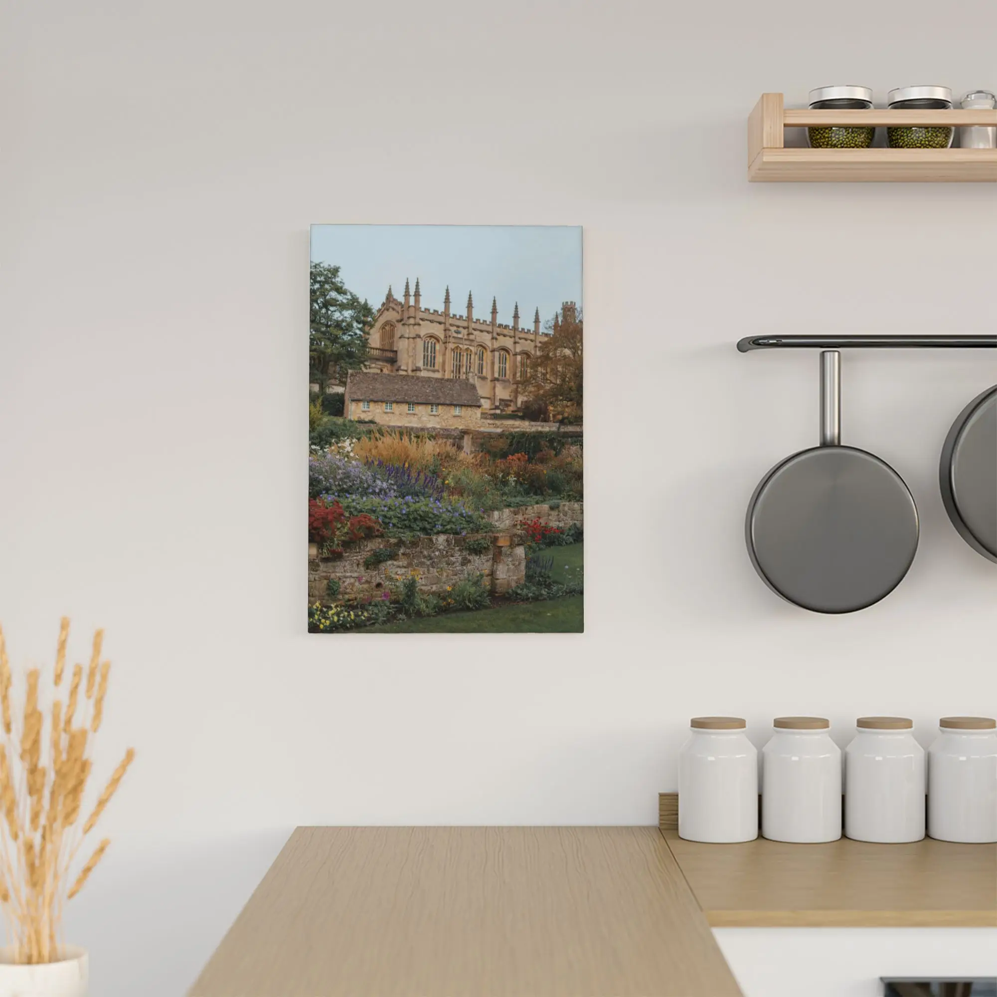 Oxford Canvas Wall Art – Classic British University Town Print for Home Decoration