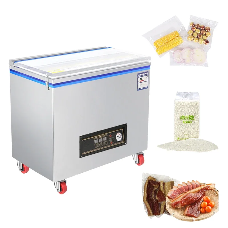 Automatic vacuum packer sealing machine single chamber vacuum packing machine for food commercial vacuum machine