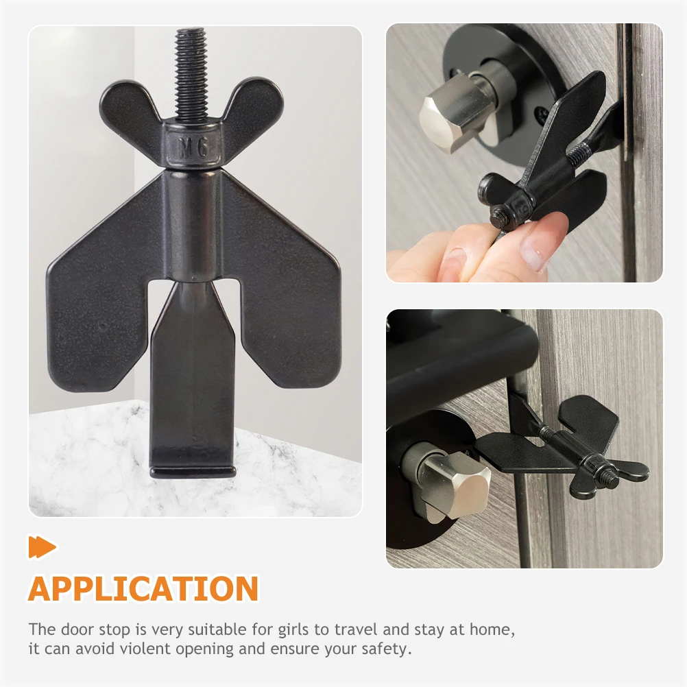 

Portable Lock Security Device Home Hotel Apartment Door Stopper Travel Safety Door Lock With Stop Pin For College Dormitorydoor