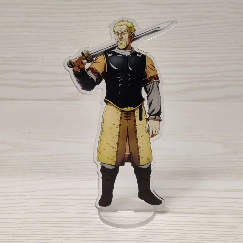 Hot Cartoon VINLAND SAGA Anime figurki Thorfinn Thordarson Canute akrylowe stojaki postać Thorkell Model 15CM dekoracja biurka Prop