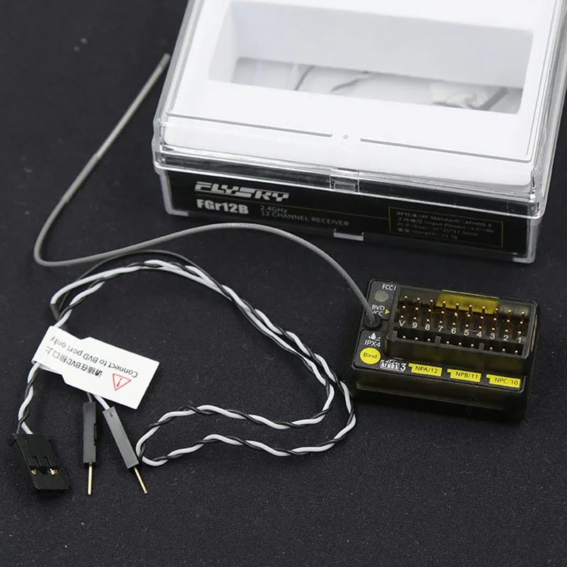 Flysky FGr4B FGr8B FGr12B 2.4GHz 4/8/12CH Receiver PWM PPM Ibus for AFHDS3 Transmitter for PL18 / NB4 / NB4 Pro Lite RC Car Boat