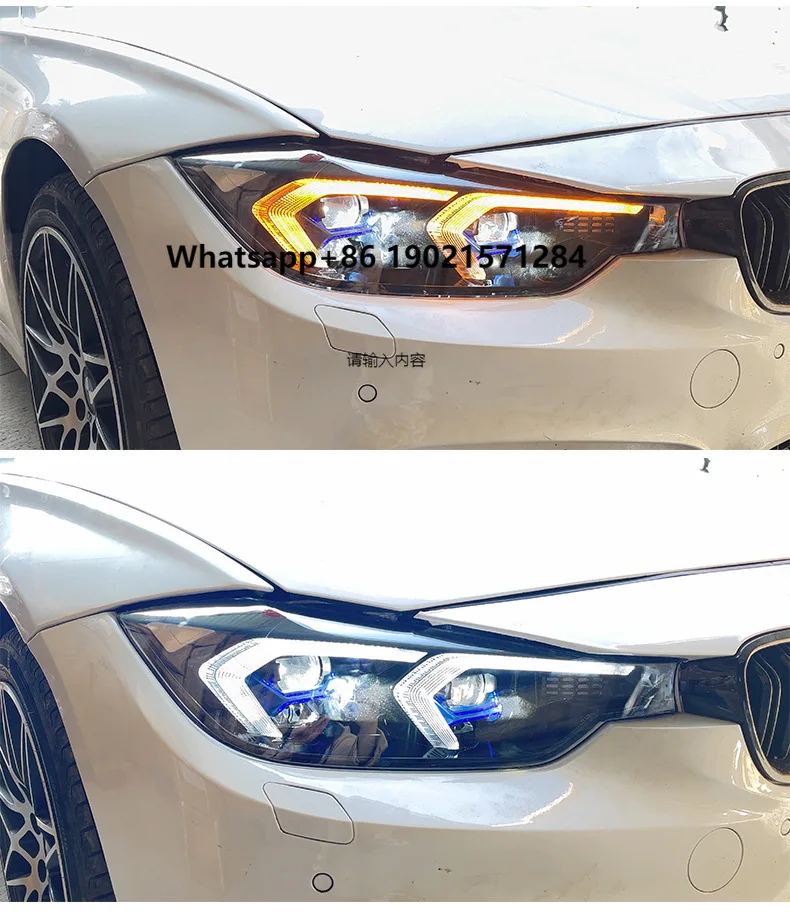 

Factory Auto Accessories Front Turn Signal LED Headlamps for 3 Series M3 F30 F35 2013-2018 Plug and Play Headlights Assembly